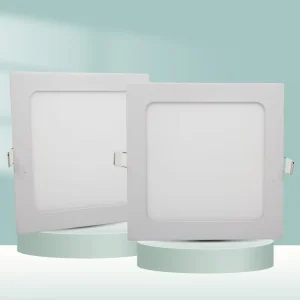 Recessed Mount Indoor Ceiling Lighting Home Commercial 3w 4w 6w 9w 12w 15w 18w 24w Round Square Ultra Thin Led Panel Light