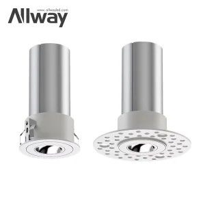 Recessed Mounted Aluminum Housing Indoor Art Museum Hotel Spotlight 3W 5W 10W LED Spot Downlight