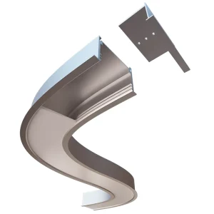 Recessed in LED Profile can be bent by hand Flexible LED Aluminum profile Hand Bendable LED Extrusion