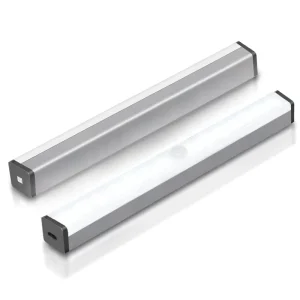 Rechargeable Glass Shelf Kitchen Lamp LED Motion Sensor Under Cabinet Showcase Wardrobe Light with Motion Sensor for Kitchen