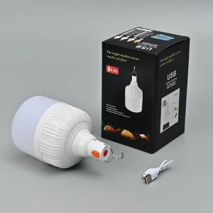 Rechargeable LED Camping Light Portable Outdoor Bulb IP65 Waterproof 9000 10000K for Emergency BBQ Garden Lighting
