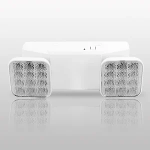 Rechargeable LED Emergency Light with Double Head Feature IP20 Protection Wall Mounted 3 Hour Emergency Lighting