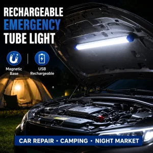 Rechargeable LED Emergency Tube Light Portable Magnetic Camping Lantern 17 72cm 3 Mode Dimmable USB Night Market Stall Lamp