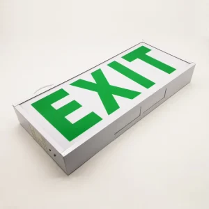 Rechargeable LED Fire Emergency Exit Sign Light 3W Emergency Exit Box