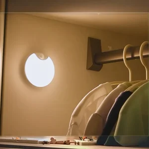 Rechargeable LED Light with Motion Sensor Wireless Stick-on Night Light for Cabinet Stairs Bedroom