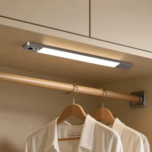 Rechargeable LED Motion Sensor Light Dimmable Indoor Lighting Stair Lamp for Cabinets Kitchen Bedside Reading