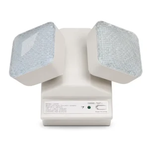 Rechargeable LED Twin Head Emergency Light Wall Mounted Li-ion Battery 3 Hours IP20