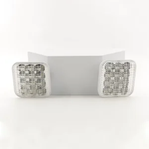 Rechargeable Lamp Surface Duration 3Hours ABS Housing Rechargeable Backup Battery Emergency Dual Head LED Lights