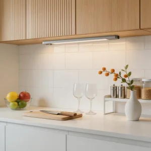 Rechargeable Modern Motion Sensor LED Cabinet Light Dimmable Magnetic Sticker Installation Indoor Night Light Kitchen Wardrobe