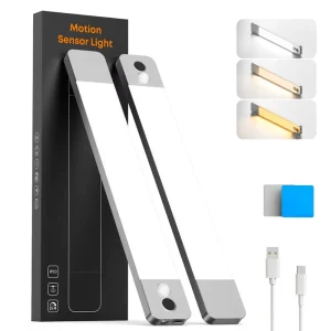 Rechargeable Modern Motion Sensor LED Cabinet Light Indoor Night Light Kitchen Bedroom Staircase Closet Reading Hand Sweep