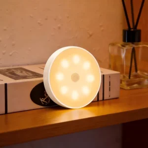 Rechargeable Modern Wireless Motion Sensor LED Wall-Mounted Cabinet Light with High Brightness Easy Installation for Indoor Use