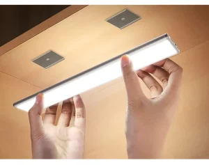 Rechargeable Touch Cabinet Light Dimming High CRI 80 150 Beam Angle White Warm White IP20 8h Use Wardrobe Sensor Led Lights