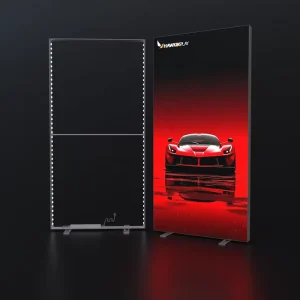 Rectangle Advertising Light Boxes Segment LED Light Box Stand Frames Aluminum Portable Fabric Printed Booths High Quality High