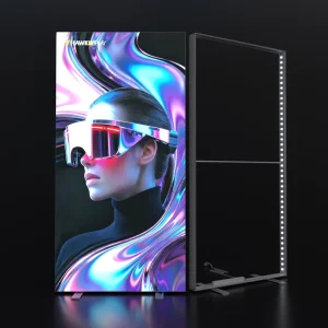 Rectangle Aluminum High Brightness LED Lightbox Stand Digital Icecream Advertising for Christmas Decoration Weatherproof Durable