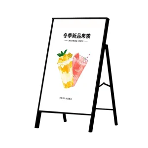 Rectangle Aluminum Profile Pull-out Tempered Glass LED Light Box Eco-Friendly Design RGB Color Water Resistant for Indoor Use