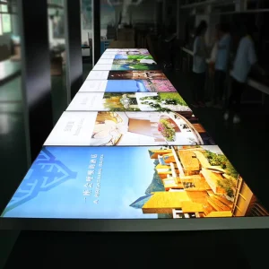 Rectangle Hanging Aluminum LED Lightbox with High Brightness LEDs