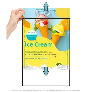 Rectangle Pull-out Aluminum Frame LED Light Box for Indoor Advertising