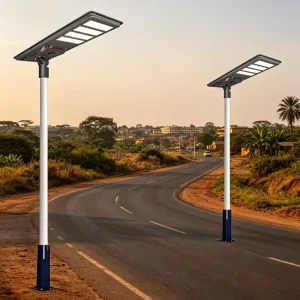 Reliable 500W Integrated Solar Street Light Anti Corrosion IP65 Waterproof Road Lamp for Philippines Monsoon Areas