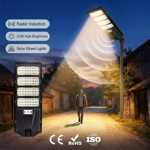 Reliable Performance 400W Integrated Solar Street Light IP65 Waterproof Outdoor LED Lamp for Nigeria Community Security Lighting