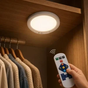 Remote Control LED Closet Light Rechargeable Magnetic 3 CCT Dimmable PIR Cabinet Lamp