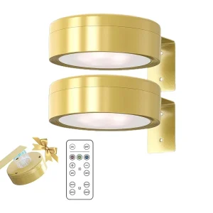 Remote Control Wall Art Light Wall Mounted Picture Light with Remote Control Dimmable Battery Operated Adjustable for Wall