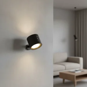 Remote Controlled Wireless Northern Europe Design Aluminum Wall Mounted Dimmable Night Light Bedside Reading Wall Lamps