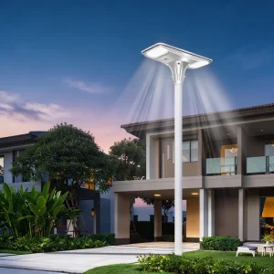 Remote Light Control Solar Garden Lights High Bright Solar Charging Battery Street Light Courtyard Decoration All in One Outdoor