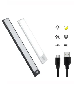 Removable Brightness Adjust Under 3W Motion Sensor LED Cabinet Light LED Shelf Closet Display Lighting Kitchen