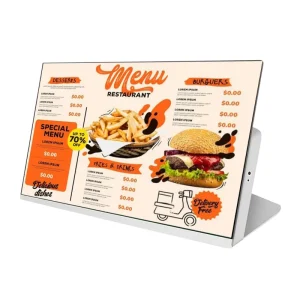 Restaurant Menu Digital Poster LED Light Box for Indoor Outdoor Use Subway Advertising Display