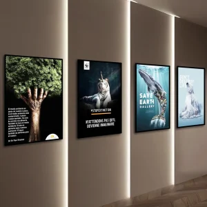 Restaurant Slim Light Box ultra Thin LED Advertising LED Light Box Cube Acrylic Light Box for Food Store Supermarket Direction