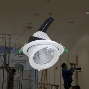 Retail Chain Telescopic Eyeball Zoom Spotlight for Fashion Mall Cosmetic Shop Merchandise Indoor Ceiling Decor Lamp