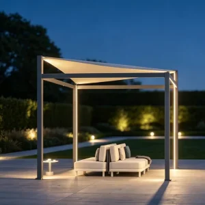 Retractable Wall Mounted Awning Hand Crank Outdoor Sun Shade Canopy Striped Waterproof Fabric Custom Size