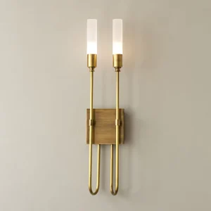 Retro Copper Wall Lamp for Living Room Exhibition Hall Bedroom Bathroom Luxury Bronze LED Wall Light Ambient Lighting