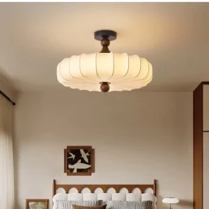 Retro Cream Style Ceiling Light for Entrance Hallway Bedroom Living Room Kitchen