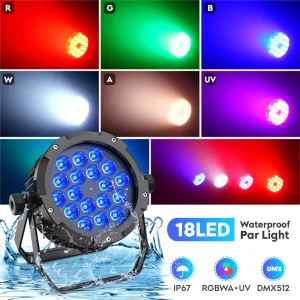 Rgbwa Uv 150W IP67 Waterproof Led Par Lights Disco Dj Hall Party Bar Performance Event Outdoor RGB Stage Par Light