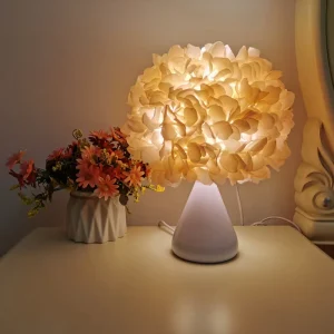 Romantic Decorative Atmosphere Lamp Artificial Flower Table Lamp
