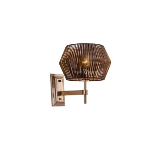 Rose Gold Romantic Living Room Single End Wall Light Lamp