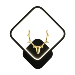 Round 13W Night LED Wall Bracket Lights for Corridor Aisle Entrance Indoor Home Decor Aluminum Animal Wall Lamps