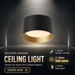 Round Led Ceiling Lamp Bedroom Kitchen Downlight Surface Mounted LED Ceiling Light 8W 12W 15W