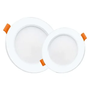 Round Recessed LED Spotlight Modern Home Office Anti Glare ABS Housing with 120 Degrees Beam Angle