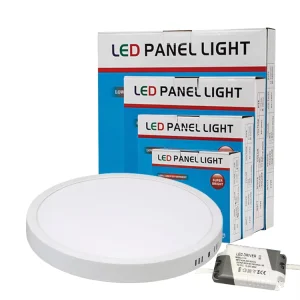 Round Square Ceiling and Wall Surface Mount LED Panel Lights