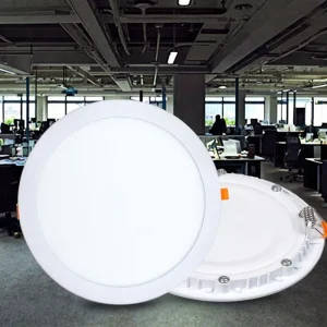 Round Square Slim Aluminum LED Ceiling Recessed Light 3W-24W 3000K/4000K/6500K Color Temp Modern Design for Home Office Bedroom