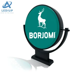 Round Squared Outdoor 3D LED Advertising Light Box 12V Decorative Acrylic Metal Lightbox for Indoor Use