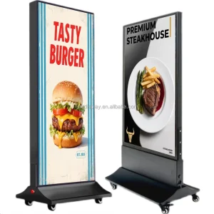 RuiQi Custom Advertise LED Backlit Waterproof Eco Friendly High Brightness Fabric Circular Light Box Advertising