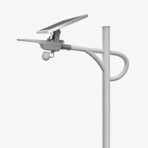 S02100 Solar LED Street Light 100W 360 Degree Adjustable Panel Custom and Microwave Sensing IP66 for Village Path or City Square