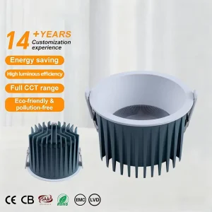 SAA Approved 35W LED Ceiling Downlight with High Lumen Efficiency Commercial Grade IP54 Rating 60 Degree Light