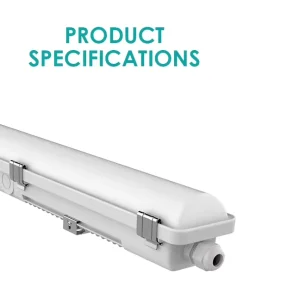 SAA CE CB LVD Tri proof LED Light Emergency Battery Operated 4FT Waterproof Weatherproof Garage Workshop Industrial Batten Lamp