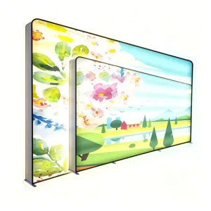 SEG Tension Fabric Lightbox Portable LED Advertising Display Wall for Retail Store Signage Commercial Backdrop Stand