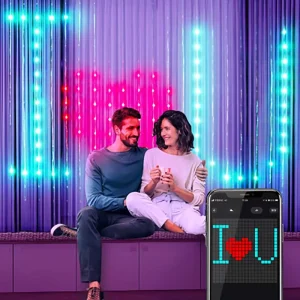 SHIJI High Density 400LEDs m² SJ P5 2818 12V Addressable RGB LED Video Screen IP65 Outdoor Programmable LED Mesh Facade Lighting