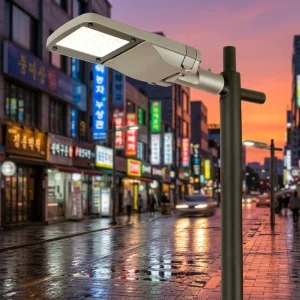 SLR06 Smart LED Street Light IP65 Waterproof AC Powered Road Use Photocontrol Sensor Die-cast Aluminum Area Lighting